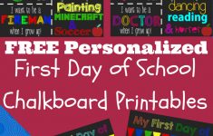 First Day Of 3Rd Grade Free Printable