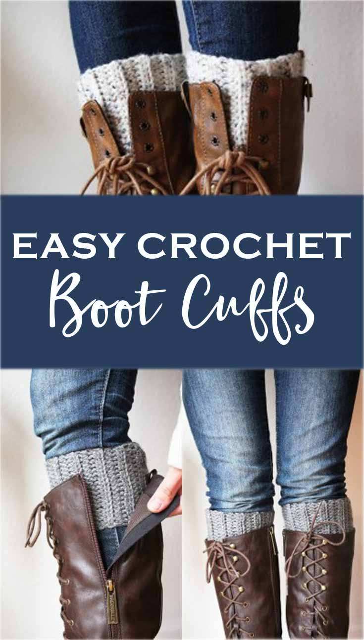 Cute And Easy Crocheted Boot Cuffs | Skip To My Lou - Free Printable Crochet Patterns For Boot Cuffs