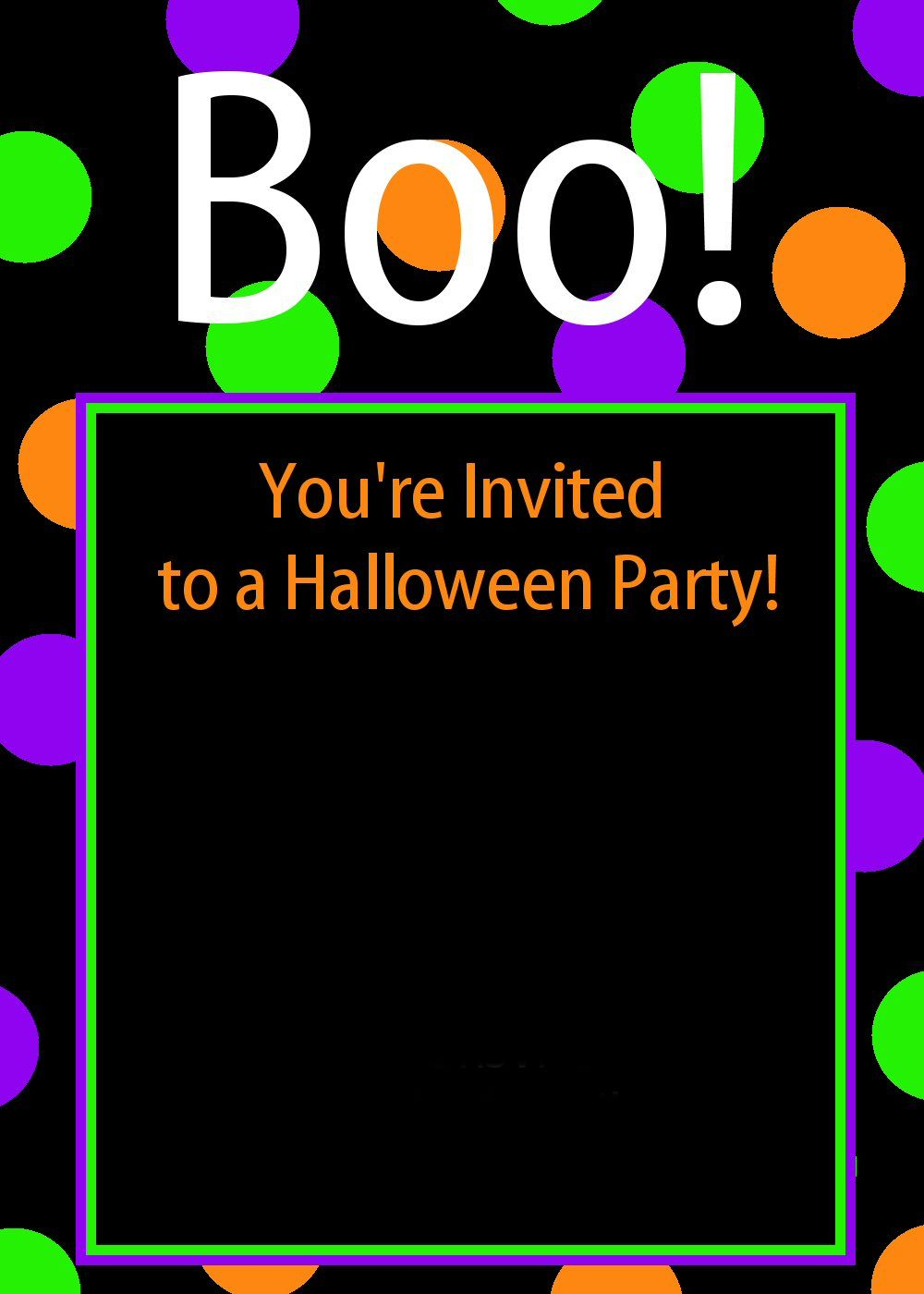 Cute Free Printable Halloween Invitations – Fun-Squared - Free Online Halloween Invitations Printable