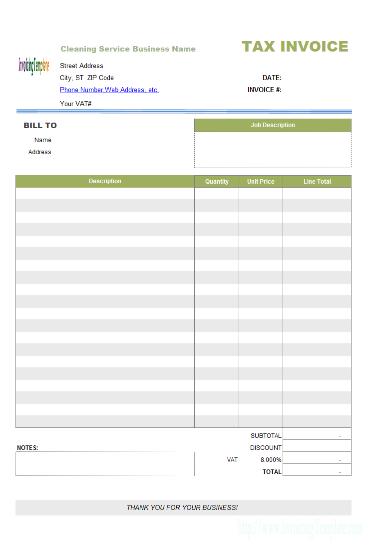 Daycare Invoice Template - Free Printable Daycare Receipts