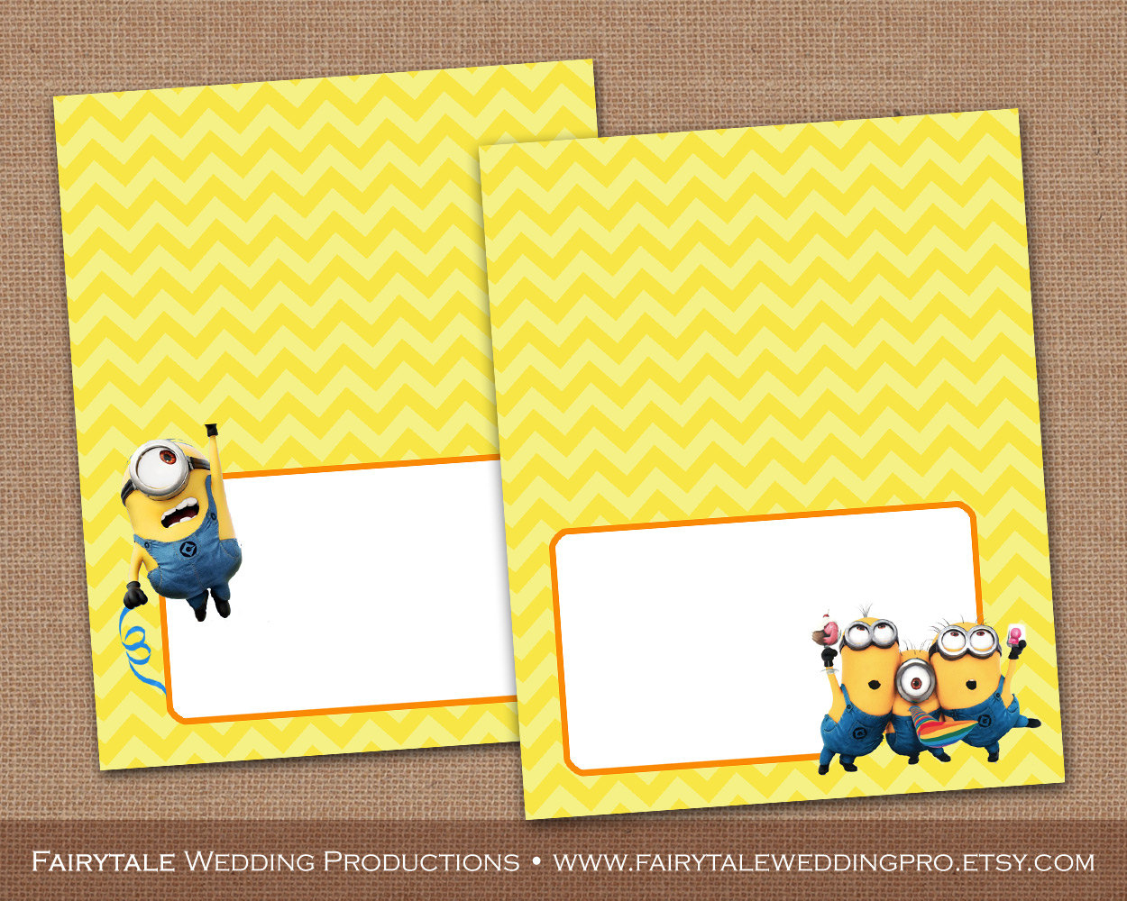 Despicable Me Minions Birthday Party Food Tent Cards Food | Etsy - Free Printable Minion Food Labels