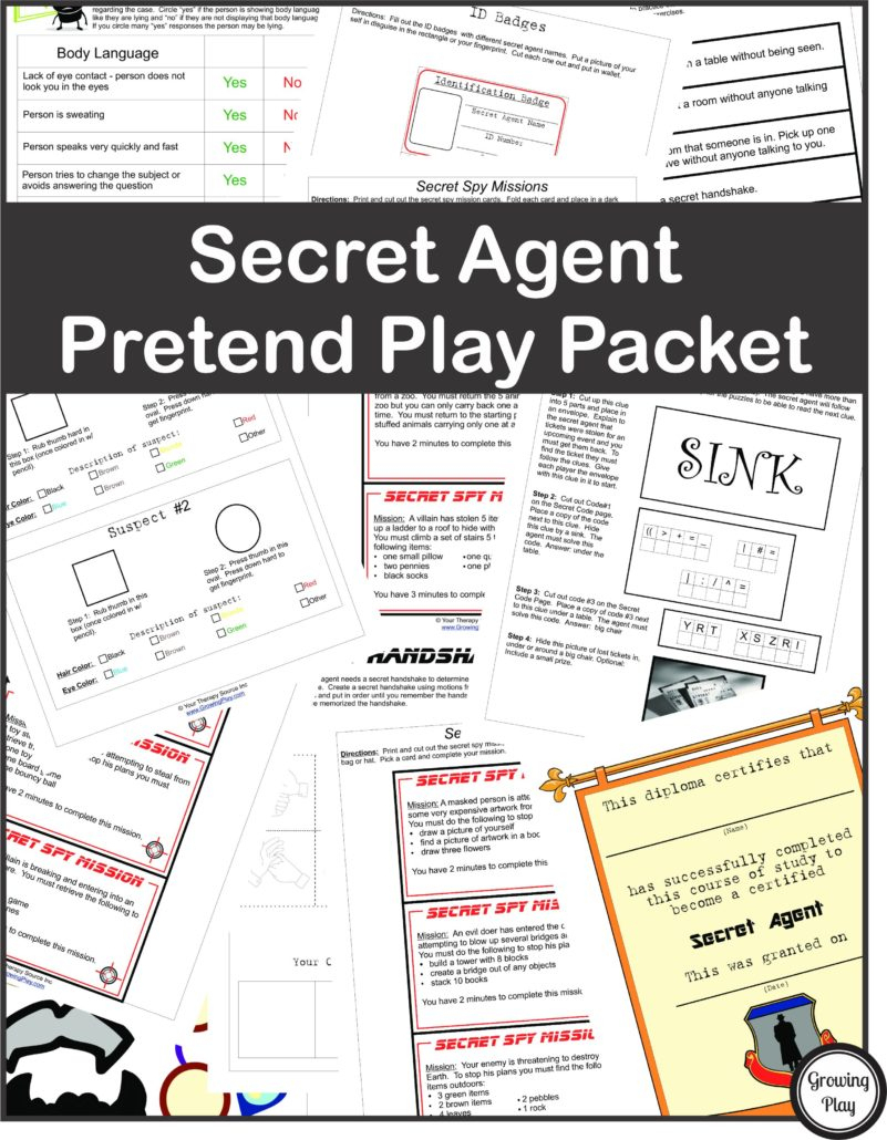 Detective Puzzle For Kids - Free Printable - Growing Play - Free Printable Detective Games