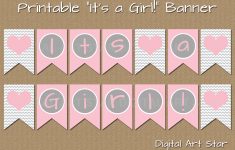 Baby Girl Banner Free Printable