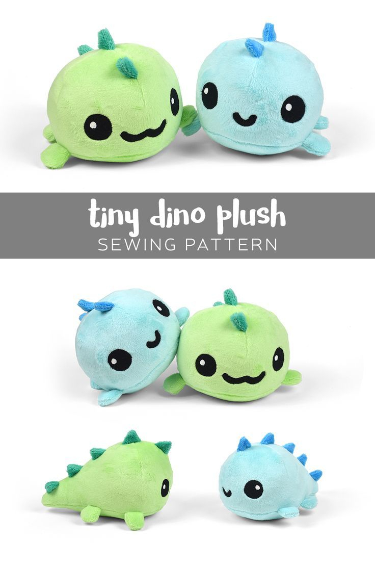 Dino Plush Softie Pattern Free Pdf Download. Cuteness Overload - Free Printable Stuffed Animal Patterns
