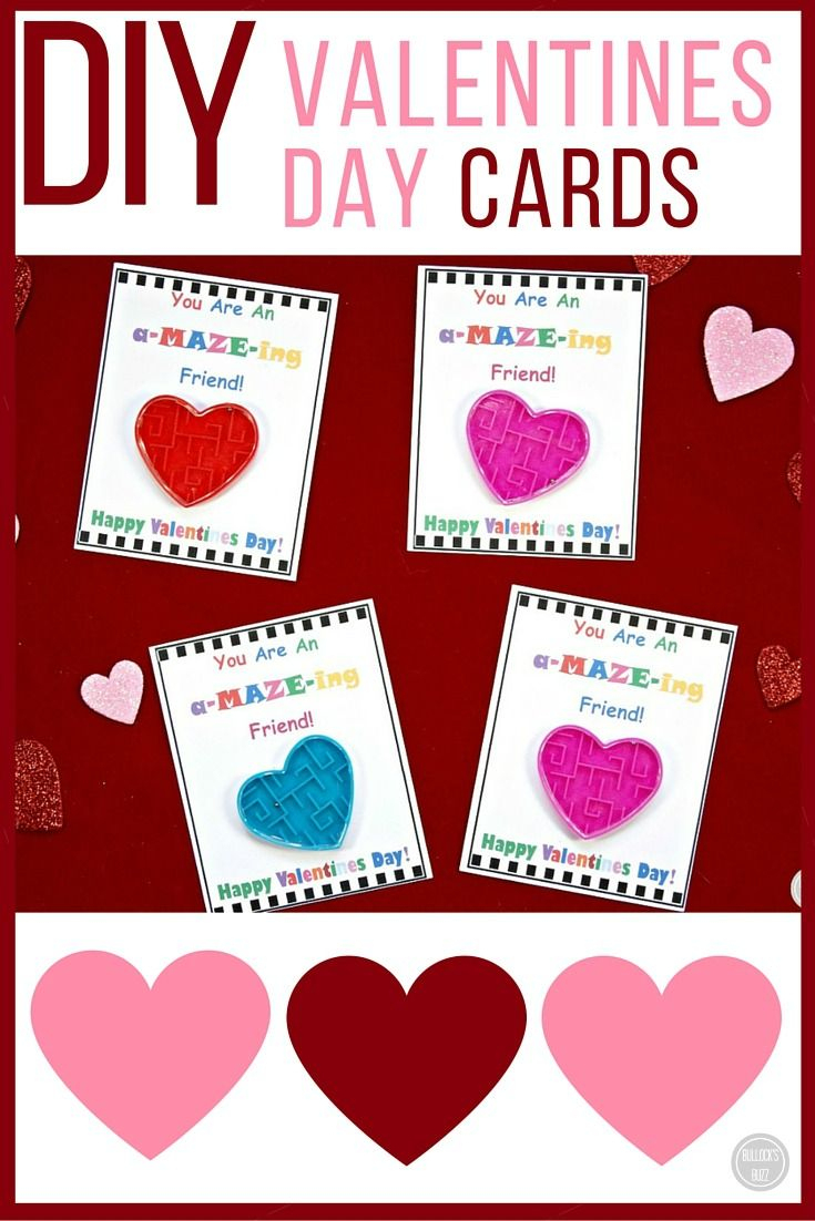 Diy Valentine&amp;#039;s Day Cards For Kids With Free Printable - Free Printable Valentines Day Cards Kids