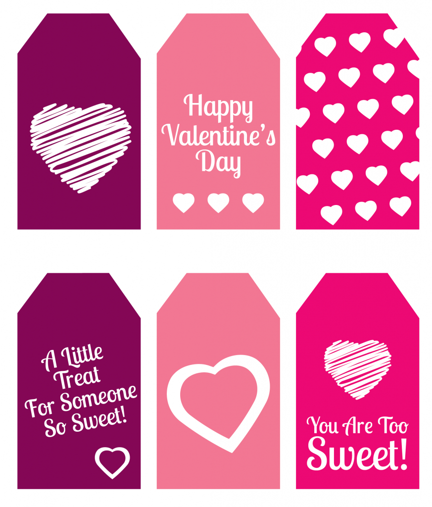 Diy Valentine&amp;#039;s Day Gift: Mini Candy Boxes &amp;amp; Printable Gift Tags - Free Printable Valentine Tags