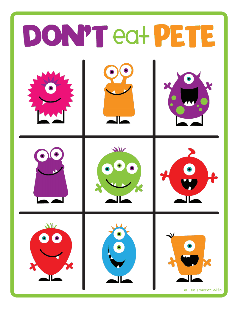 Don&amp;#039;t Eat Pete! - Laminate This With Instructions On The Back. Boom - Don T Eat Pete Free Printable