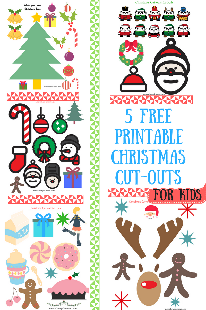 Download Christmas Cutout Greeting Cards. Glam Glitter Christmas - Free Printable Christmas Cutouts