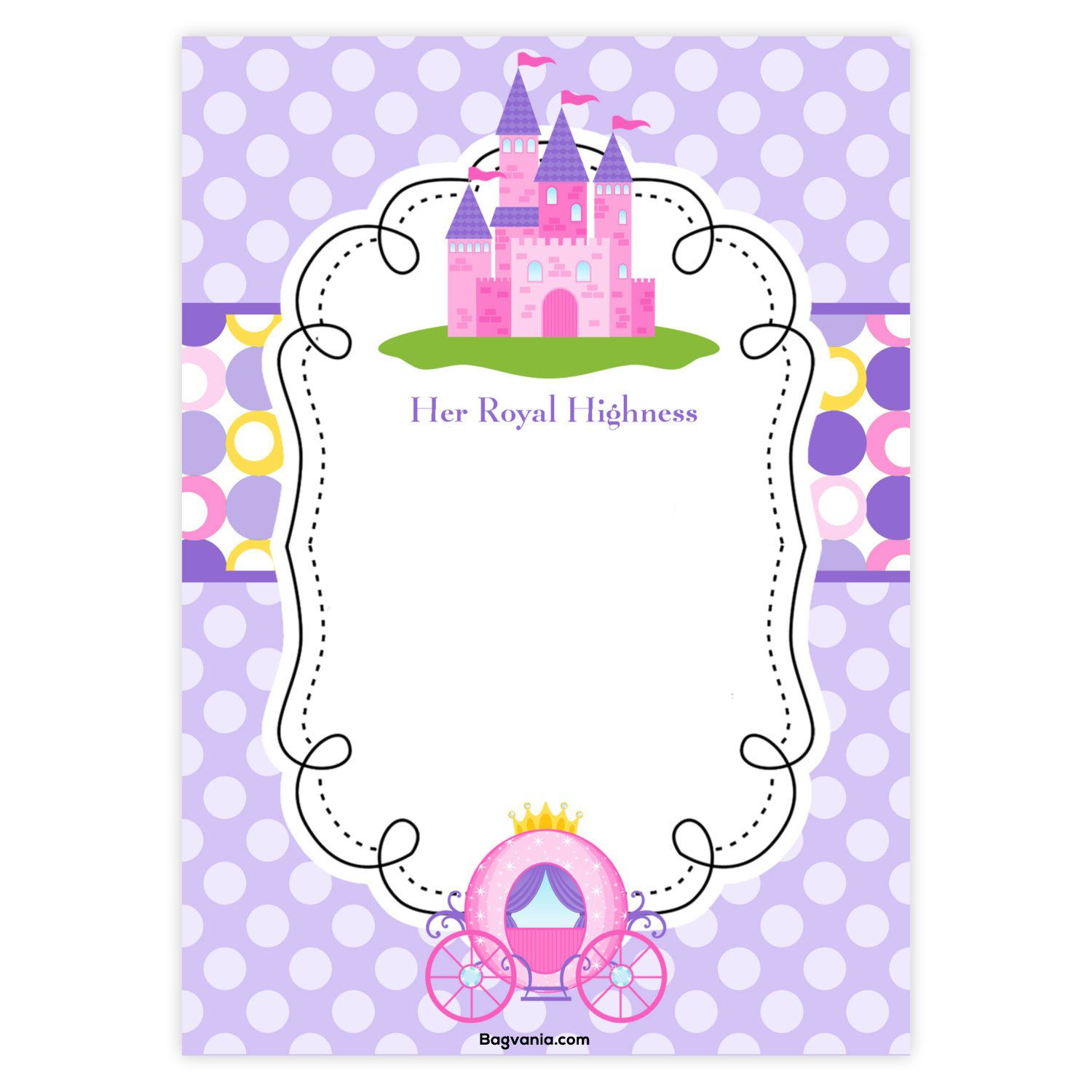 Download Free Princess Birthday Invitations | Invites - Free Princess Printable Invitations