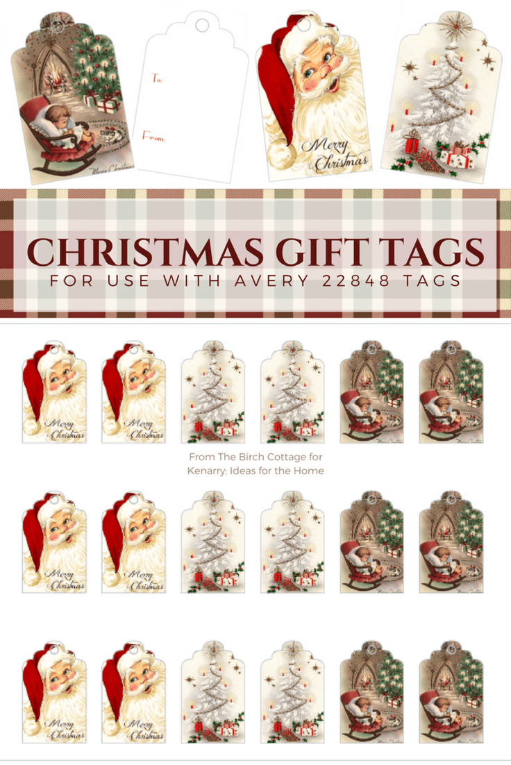 Download Free Printable Vintage Christmas Gift Tags For Holiday Wrapping - Free Printable Vintage Christmas Images