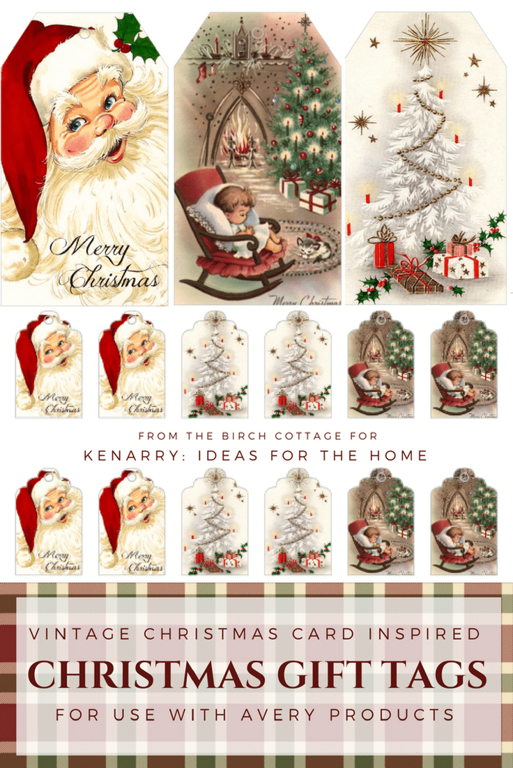 Download Free Printable Vintage Christmas Gift Tags For Holiday Wrapping - Free Printable Xmas Cards Download