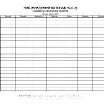 Download Our Sample Of 7 Best Of Free Printable Time Management   Time Management Forms Free Printable