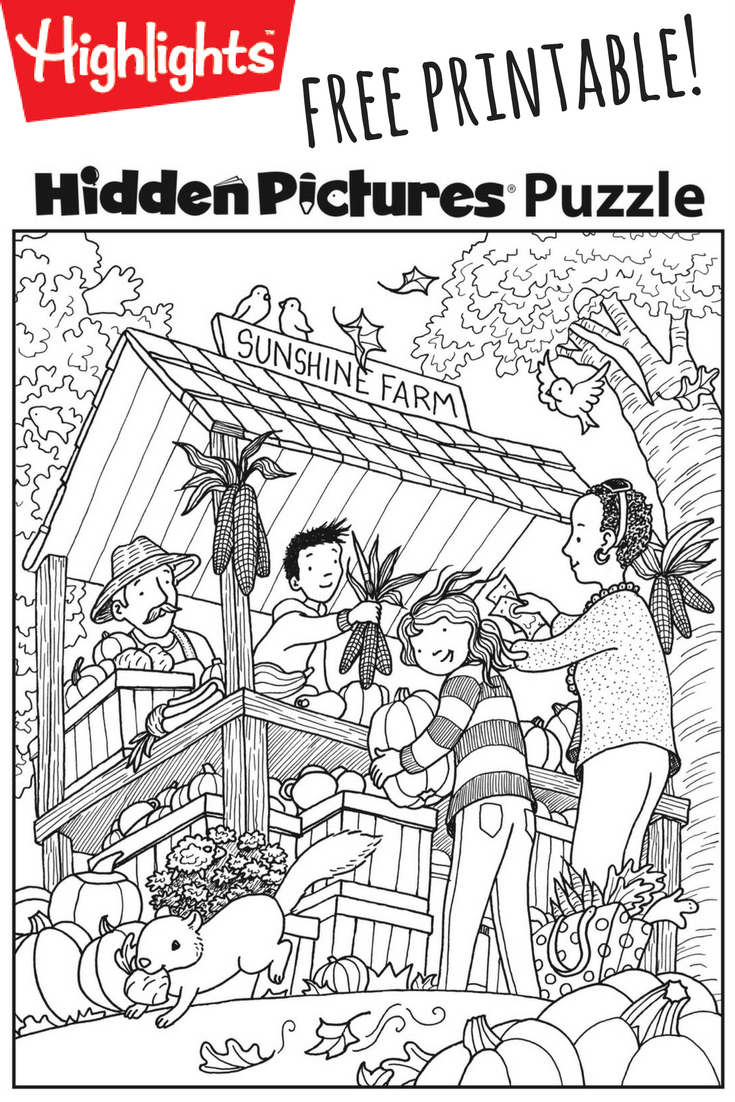 Download This Festive Fall Free Printable Hidden Pictures Puzzle To - Free Printable Hidden Pictures