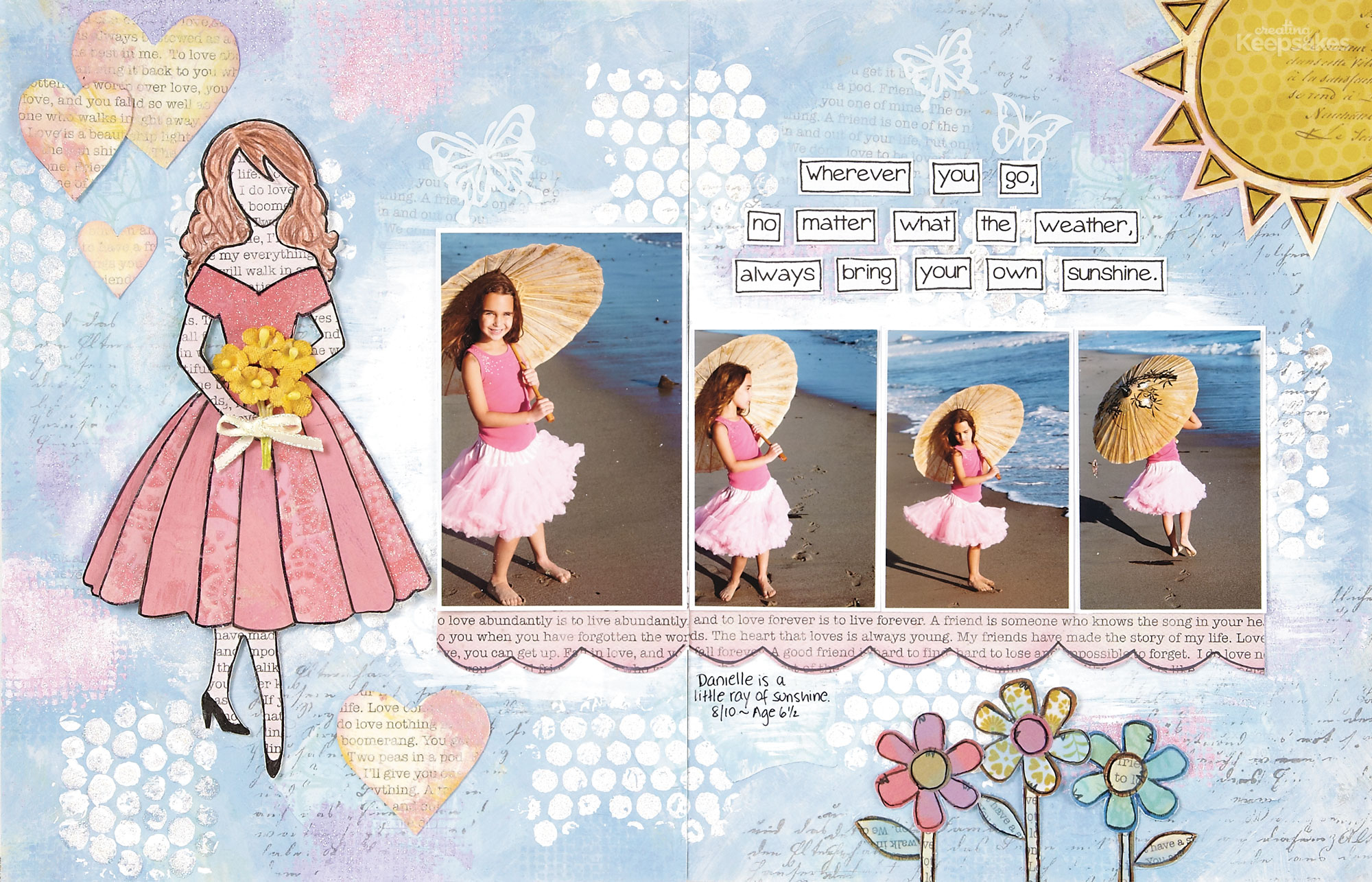 Download This Free Doll Collage Template | Mixed Media, Vol. 2 - Free Printable Photo Collage Template