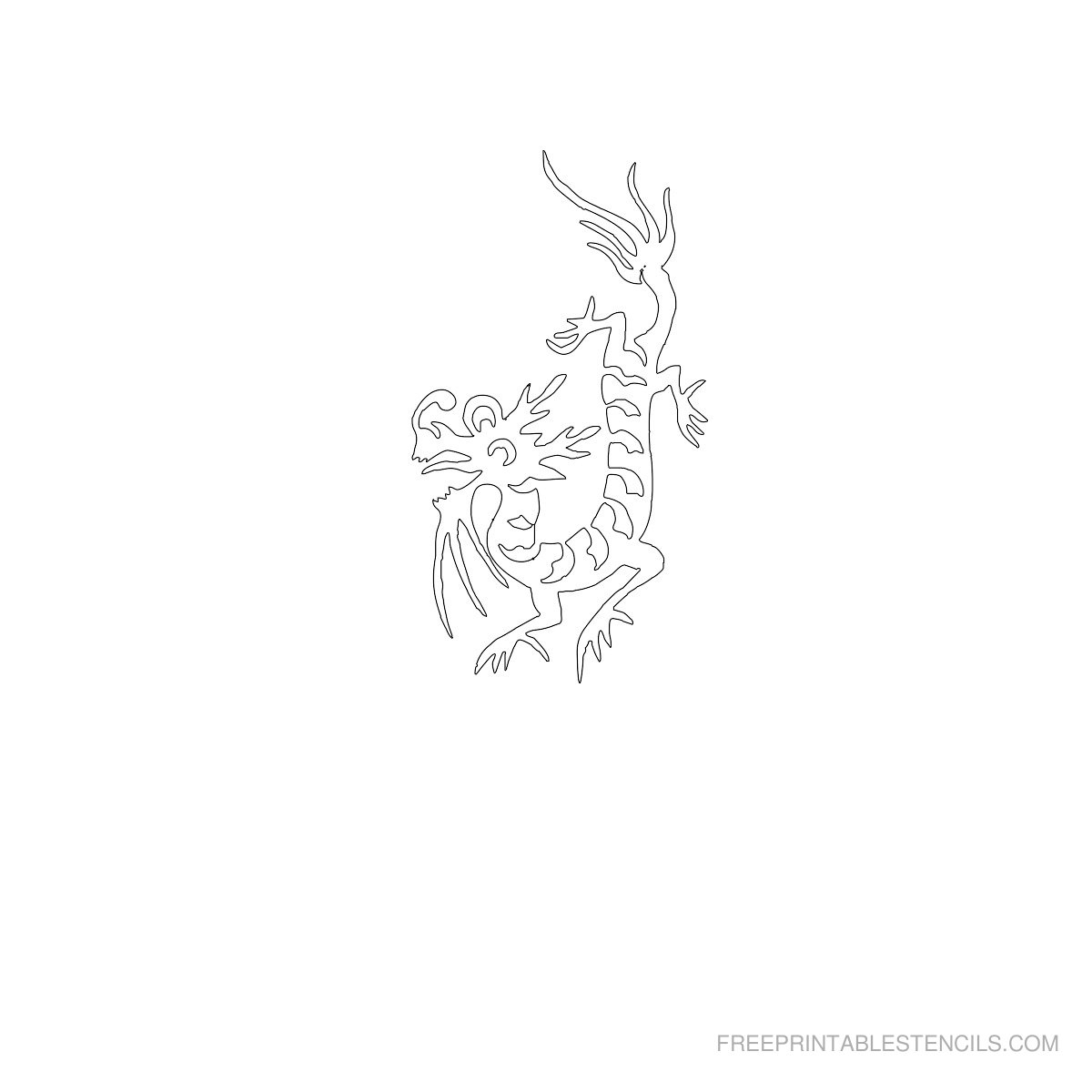 Dragon Stencils Printable Pictures | Free Printable Stencils - Free Printable Dragon Stencils