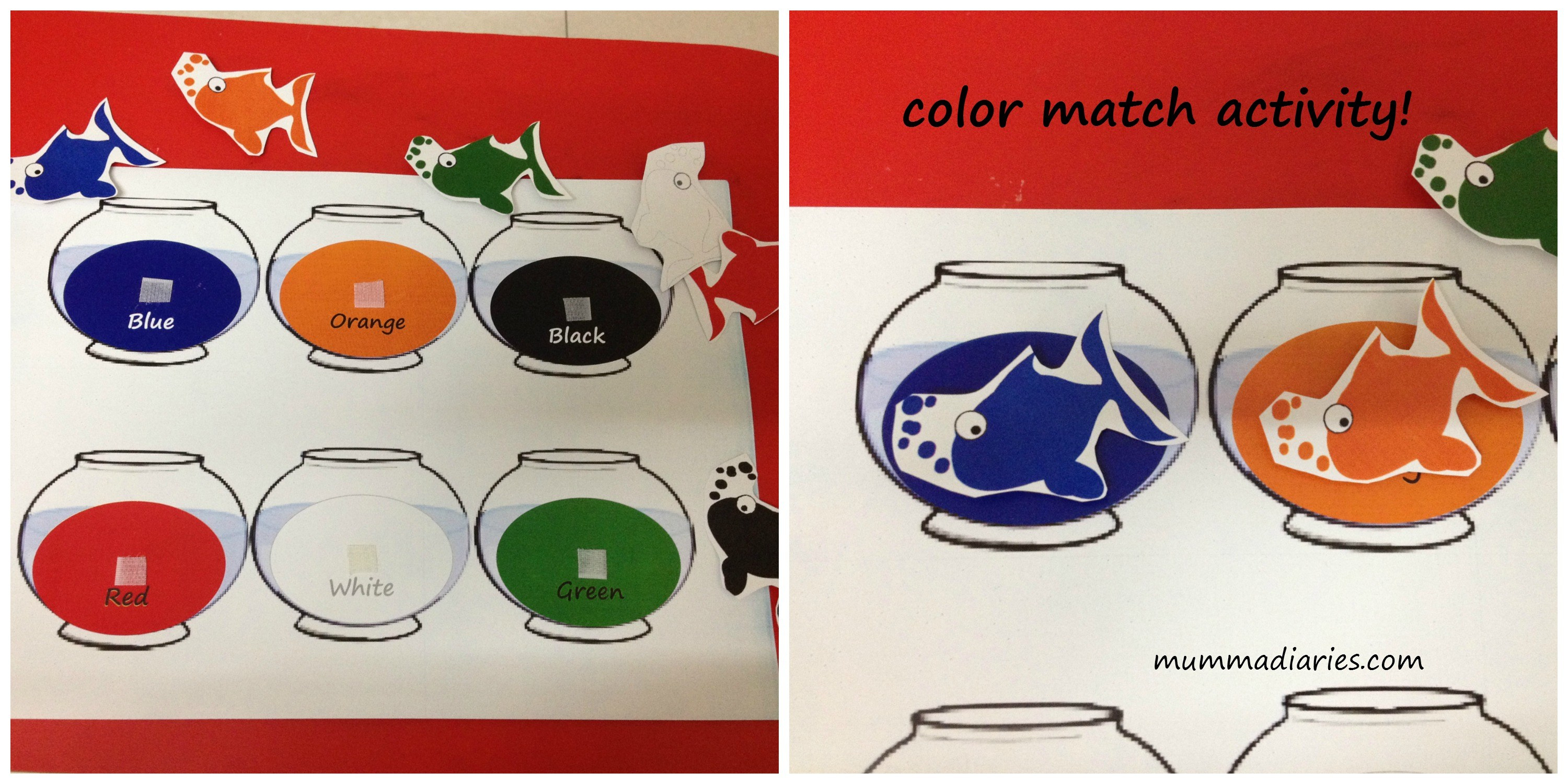 √ 4 Best Images Of Free Printable Color Fish Matching Game - Free Printable Toddler Matching Games