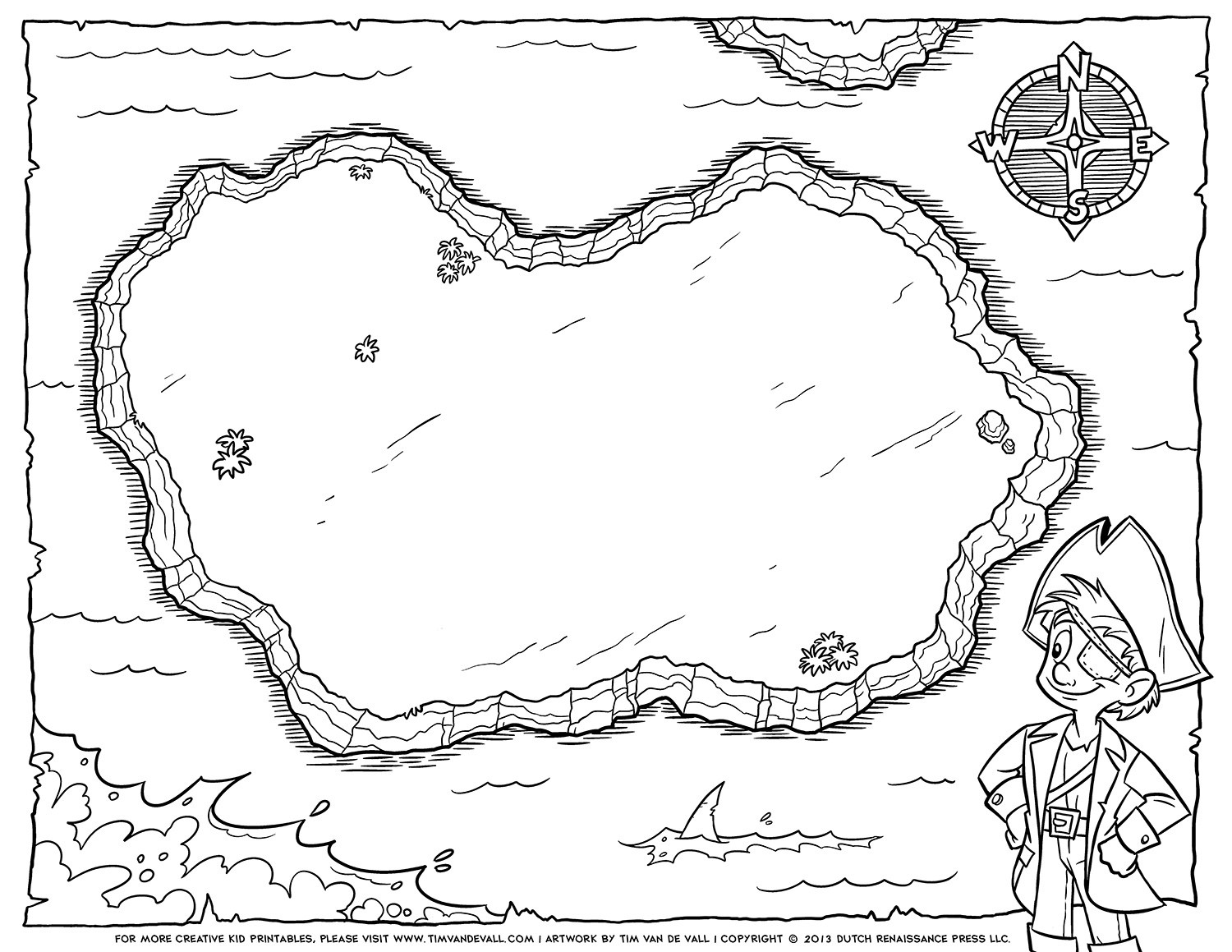 √ Promising Treasure Maps To Print Pirate Map Coloring Pages - Free Printable Pirate Maps