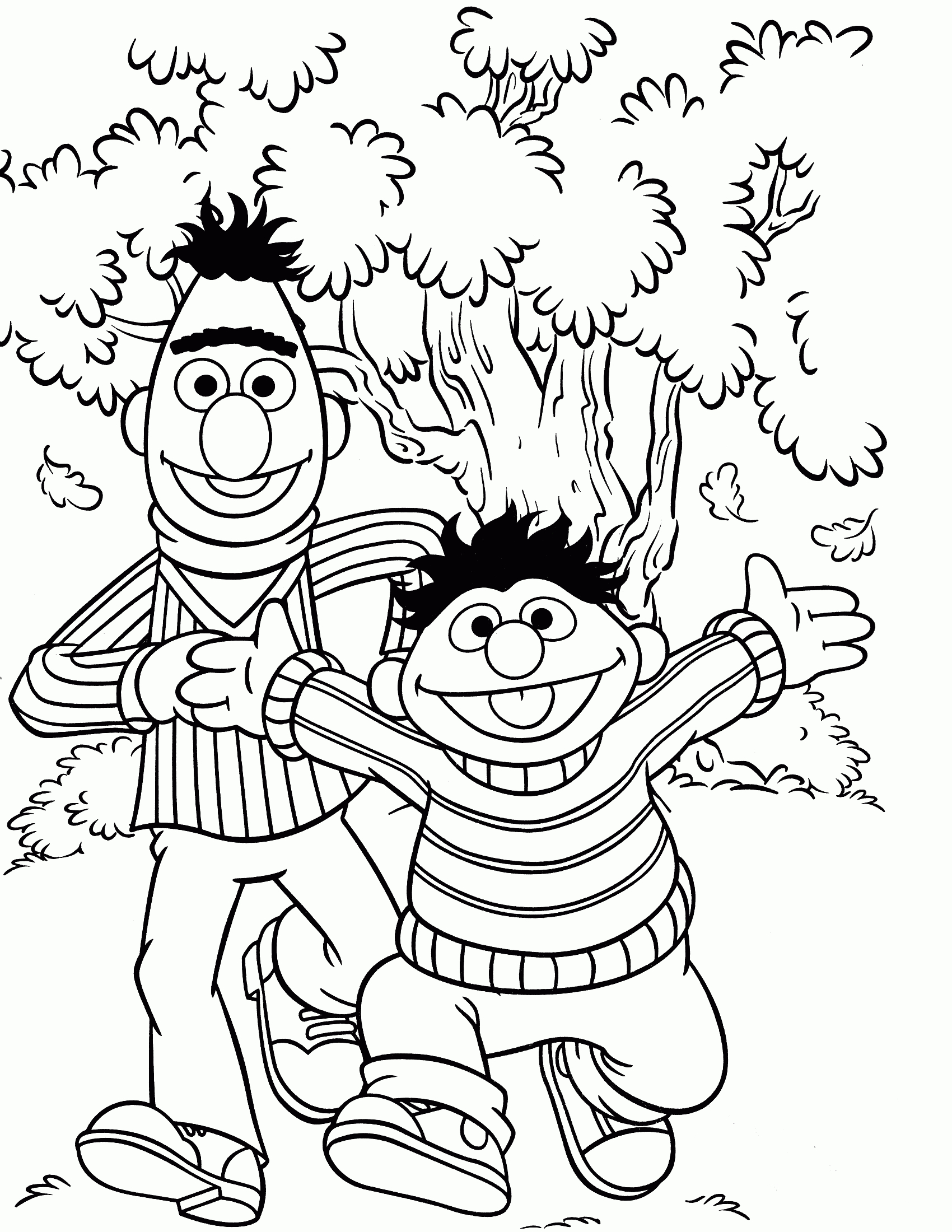 √ Sesame Street Count Coloring Pages - Free Printable Coloring Pages Sesame Street Characters