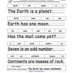 Earth Day Crafts Enchantedlearning. | Grade 1   Free Printable Scrambled Sentences Worksheets