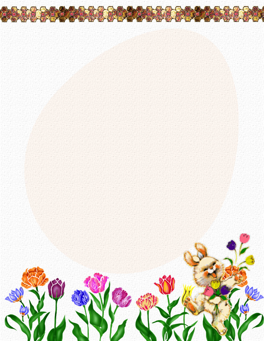 Easter Stationery Theme Free Digital Stationery - Free Printable Easter Stationery