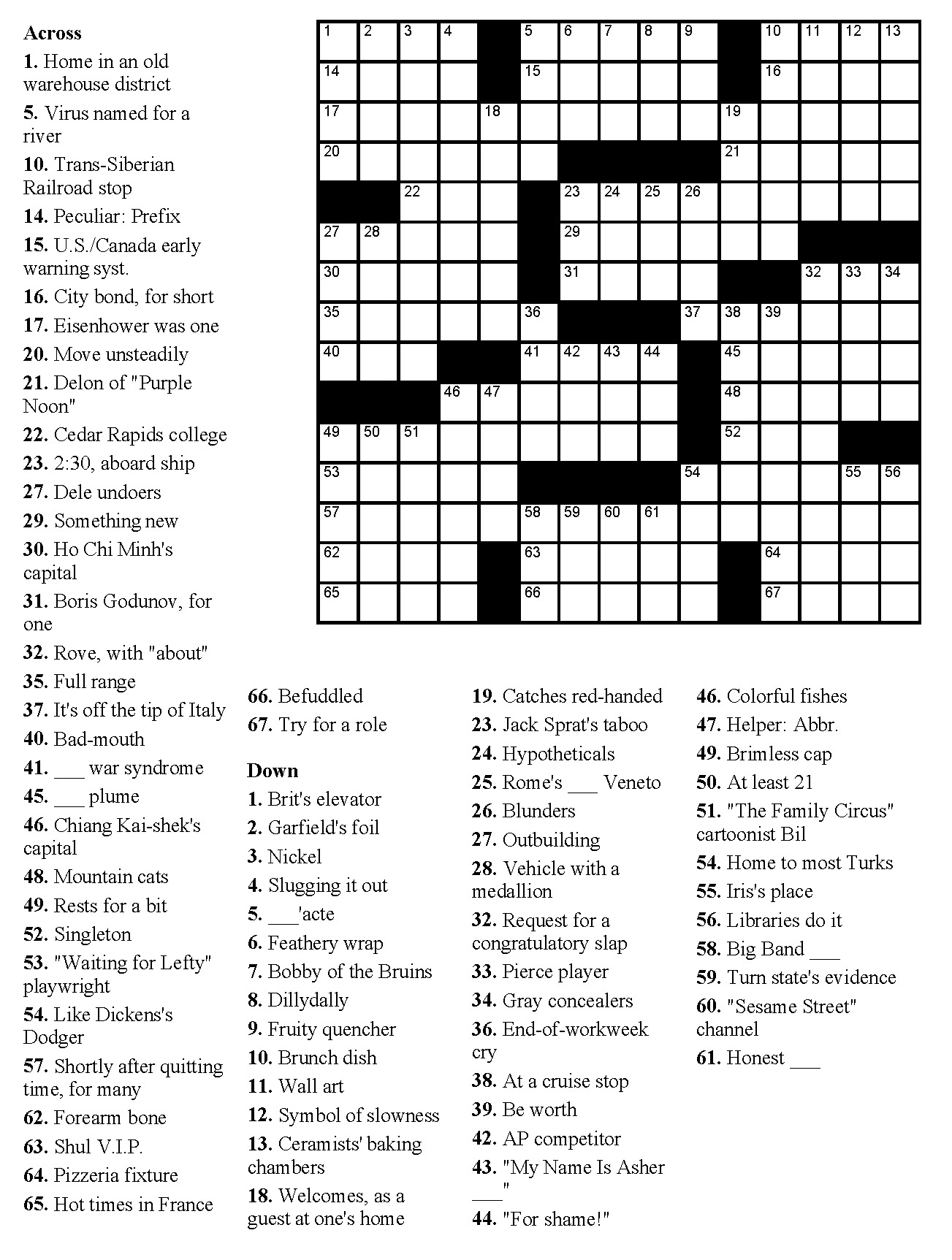 Easy Crossword Puzzle Free – Maggi.hub-Rural.co Intended For Free - Free Printable Easy Fill In Puzzles