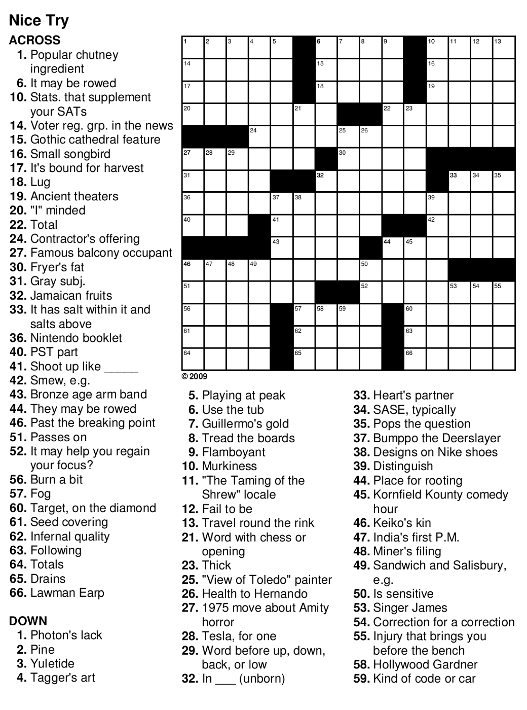 Easy Crossword Puzzles For Seniors Free Create Printable - Free Printable Crosswords Easy