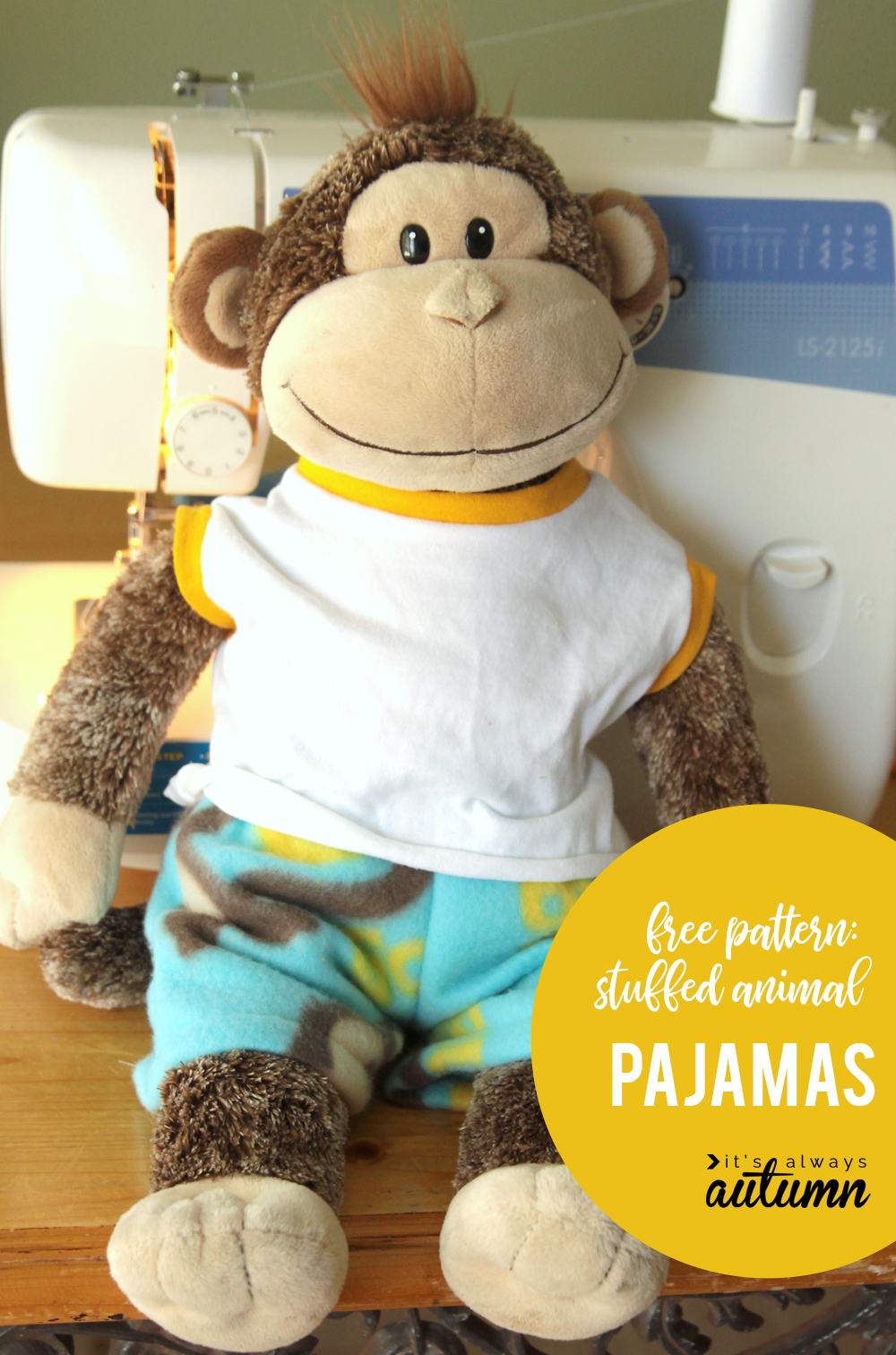 Easy + Free Sewing Pattern For Teddy Bear Pajamas - It&amp;#039;s Always Autumn - Free Printable Teddy Bear Clothes Patterns