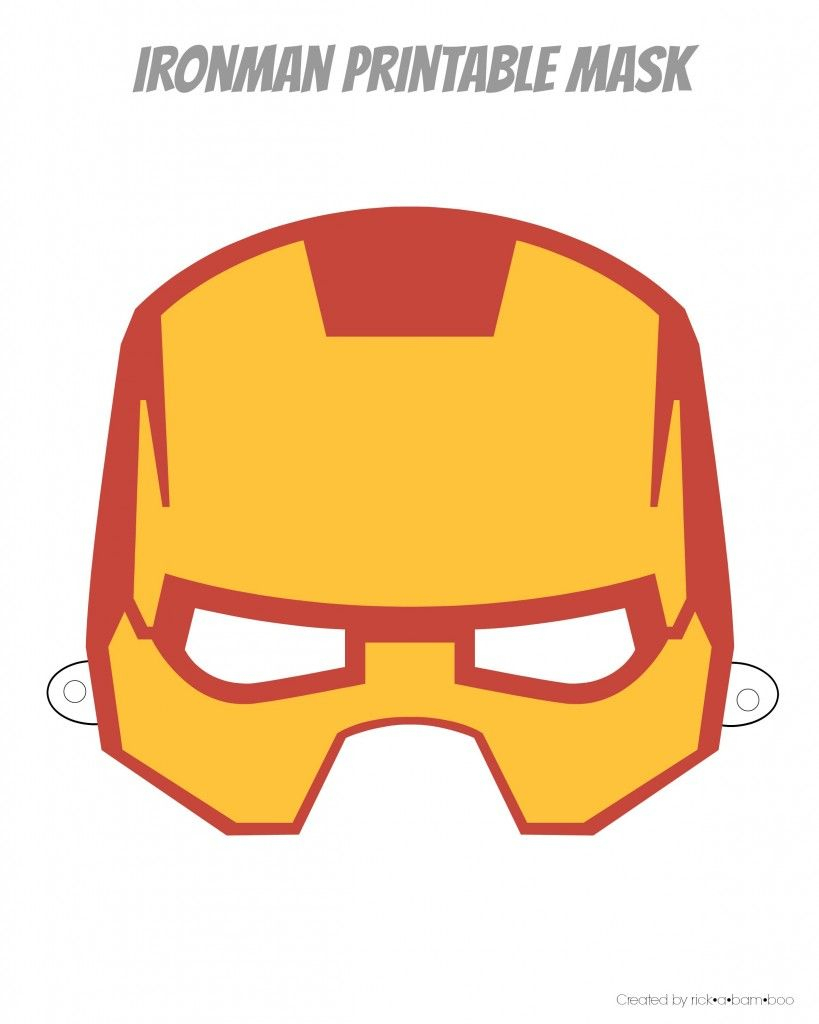 Easy Superhero Mask Template (Free!!) | Halloween Crafts | Pinterest - Superman Mask Printable Free