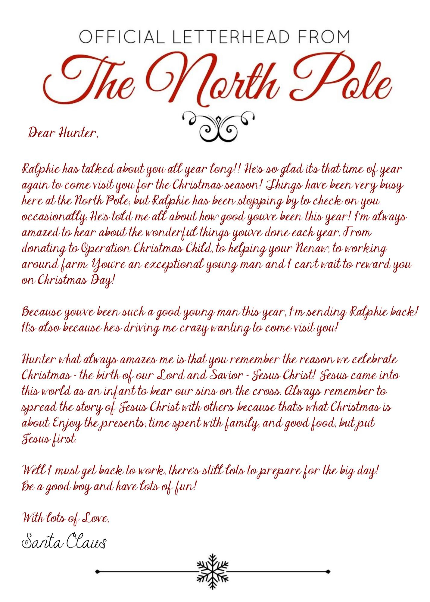 Elf On The Shelf Arrival Letter - Jesus Version - 2017 - Free - Free Printable Elf On Shelf Arrival Letter