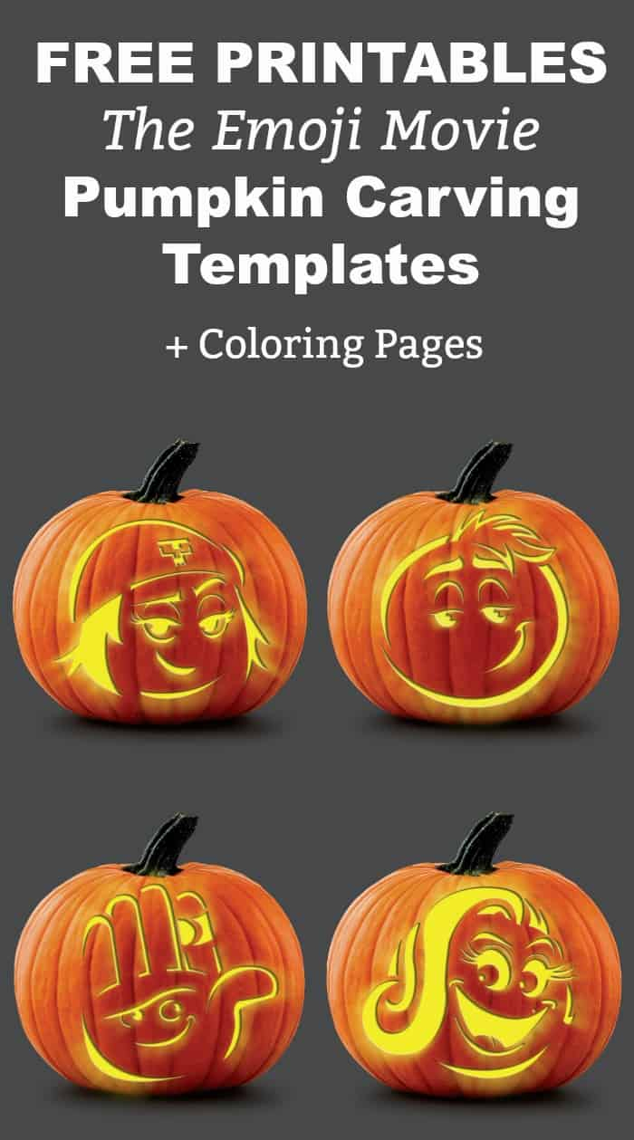 Emoji Movie Fun! Grab These Free Printable Coloring Pages &amp;amp; Pumpkin - Pumpkin Templates Free Printable