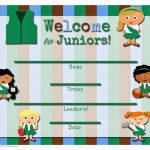 Enjoy These Free Printable Welcome Certificates! Click On The Image   Free Printable Camp Certificates
