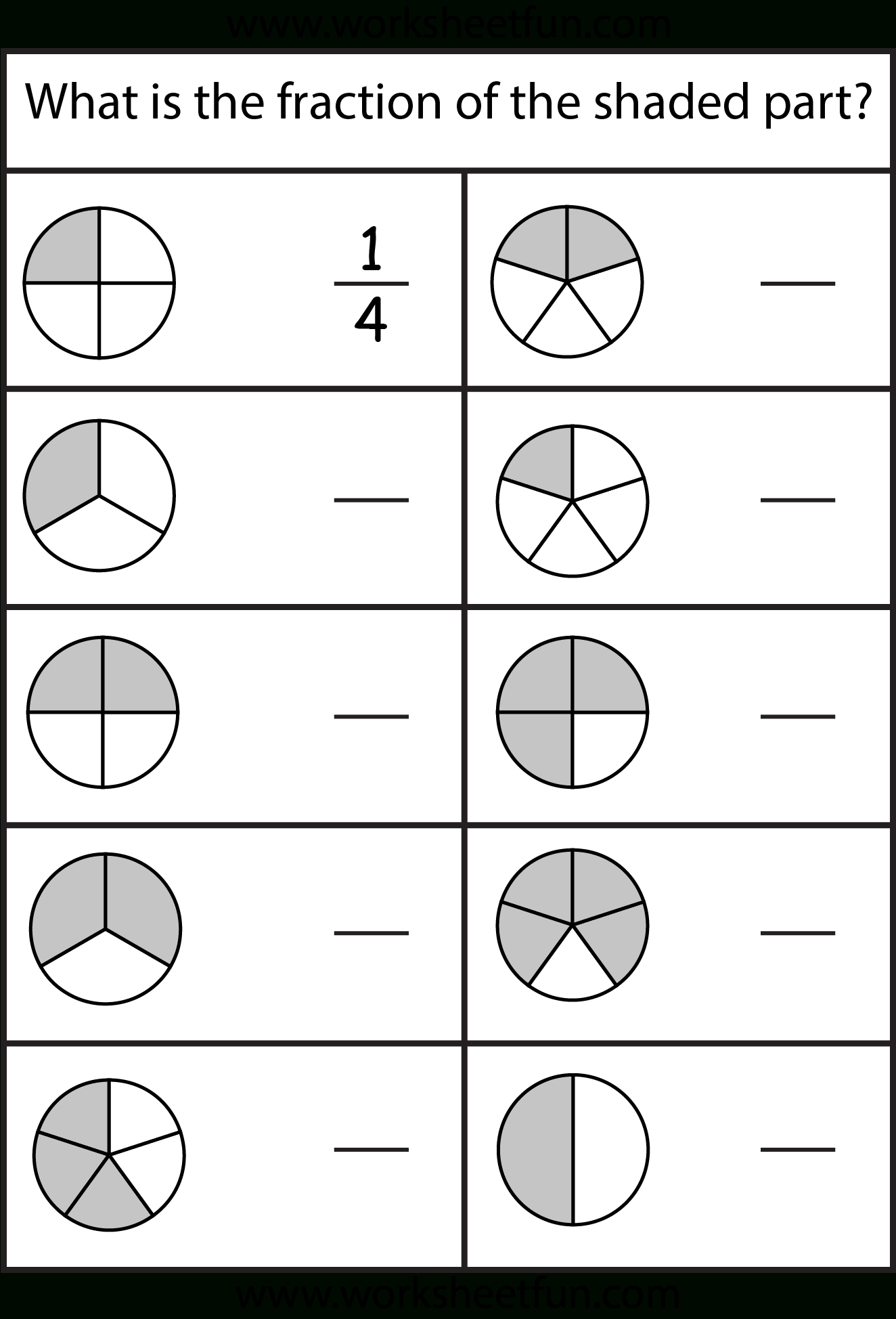 Equivalent Fractions Worksheet / Free Printable Worksheets - Free Printable Fraction Worksheets