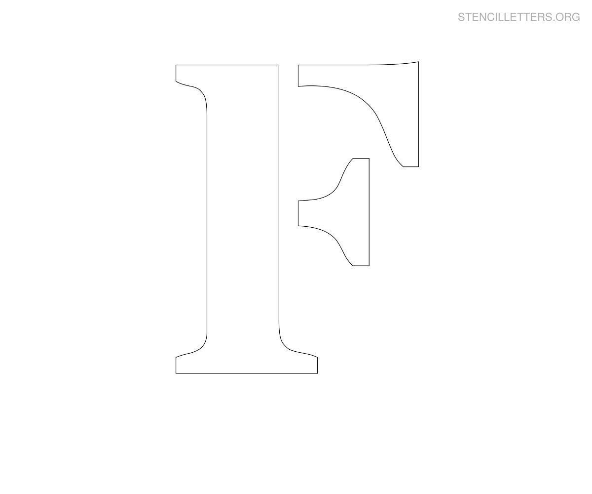 F | Stencil Letters F Printable Free F Stencils | Stencil Letters - Free Printable Large Letters