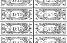 Free Printable Play Dollar Bills