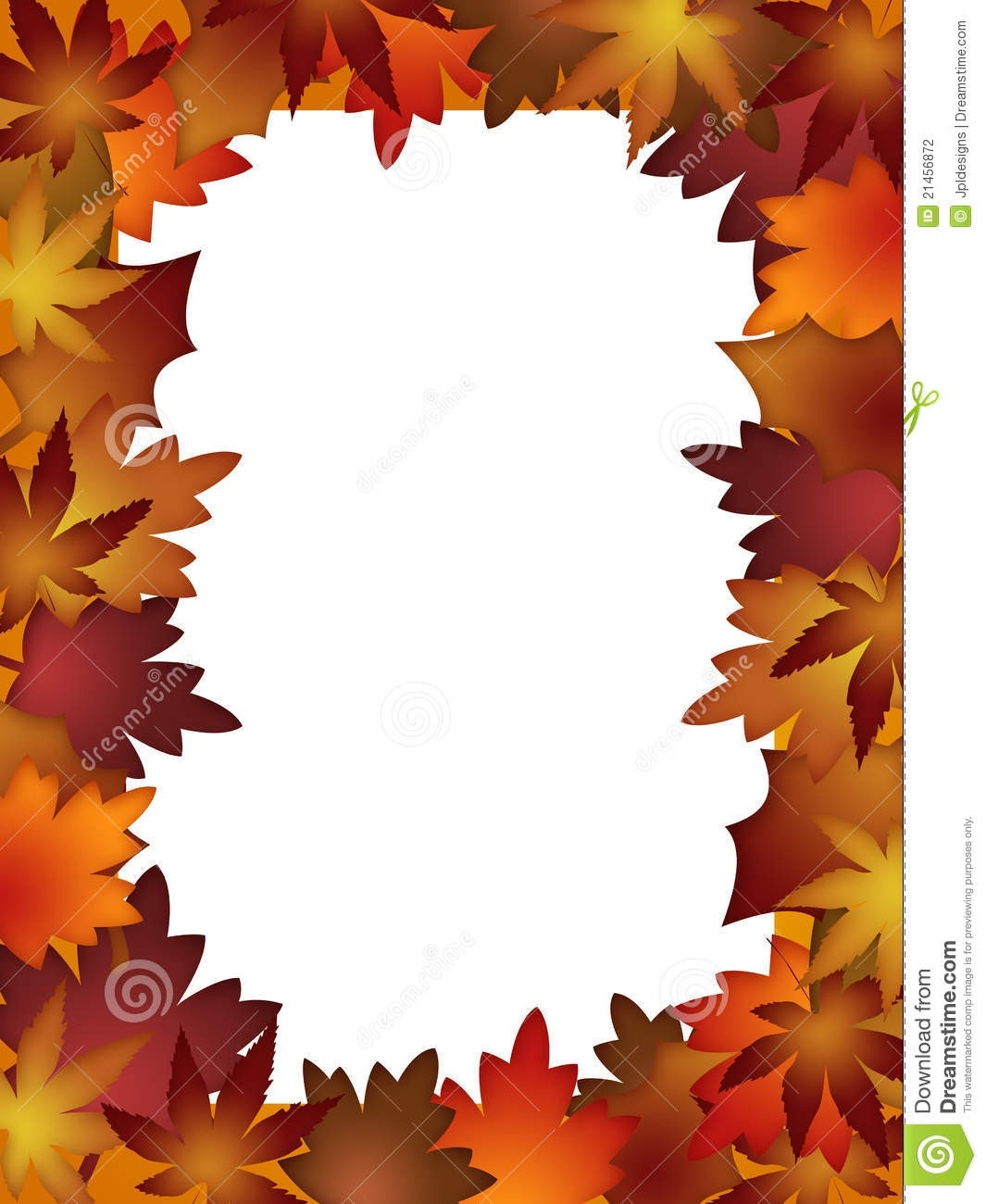 Fall Border Free Printable | Vectorborders - Free Printable Pictures Of Autumn Leaves