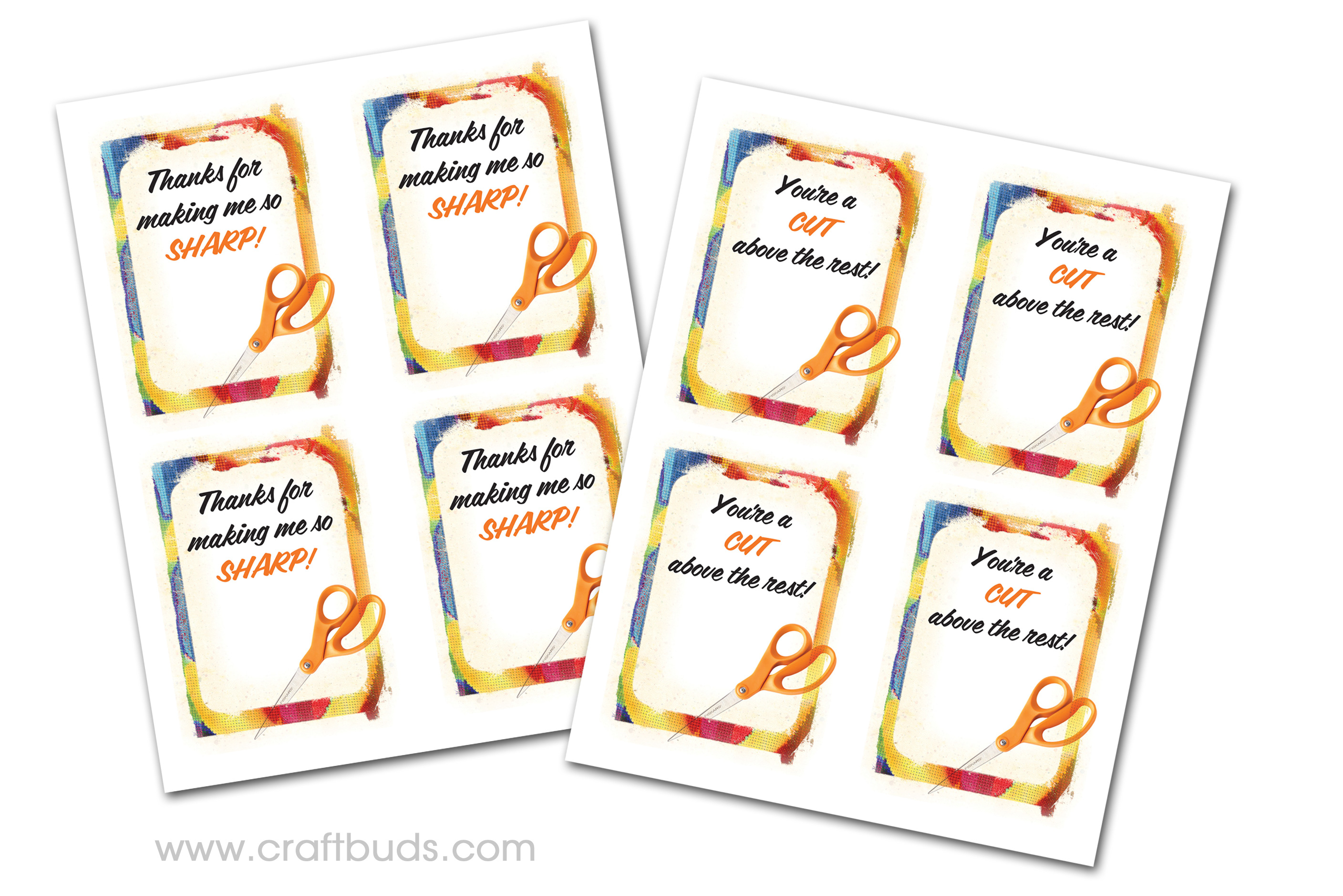 Fast Teacher Appreciation Gift! (+ Free Printable) | Craft Buds - Free Printable Tags For Teacher Appreciation