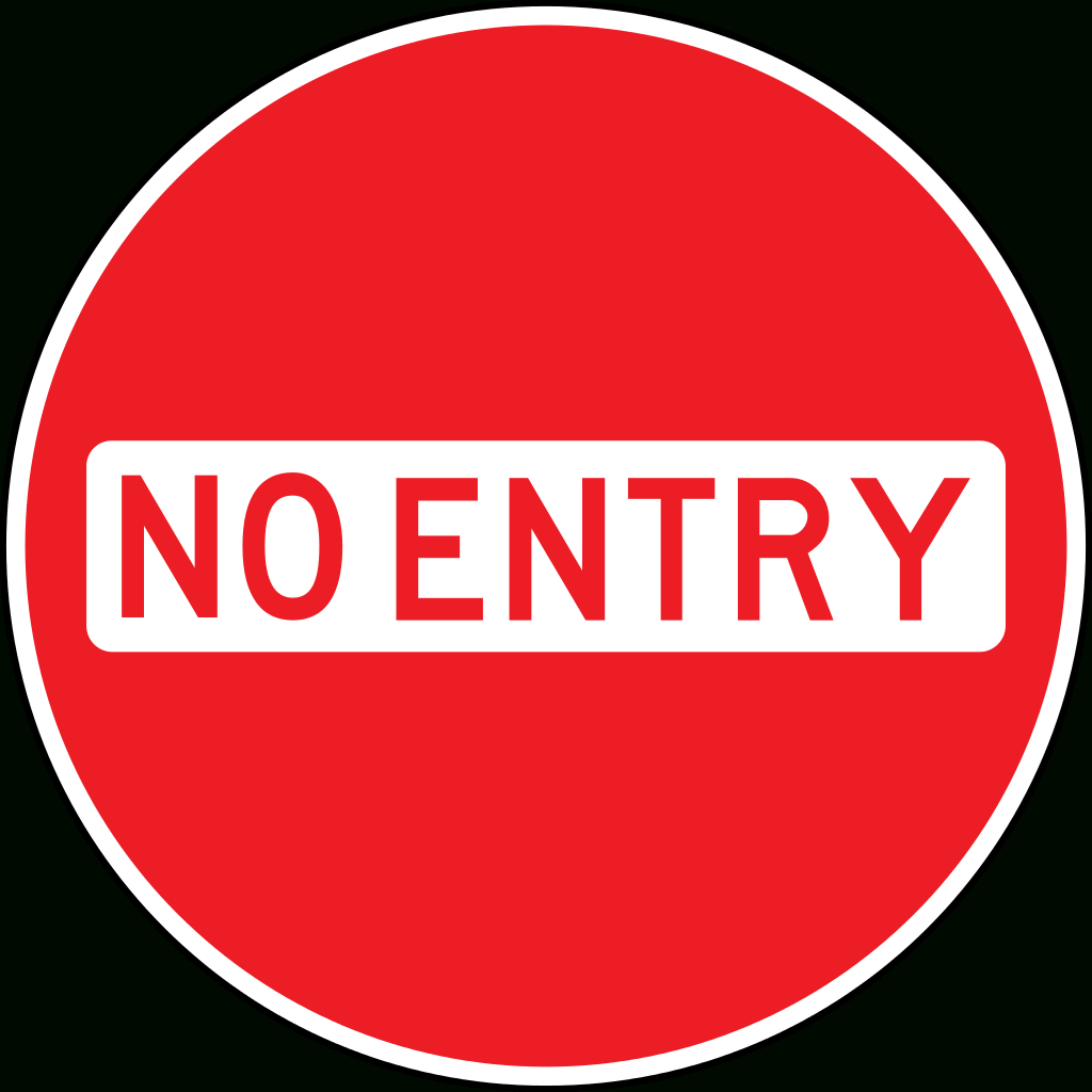 File:bahamas - No Entry.svg - Wikipedia - Free Printable No Entry Sign