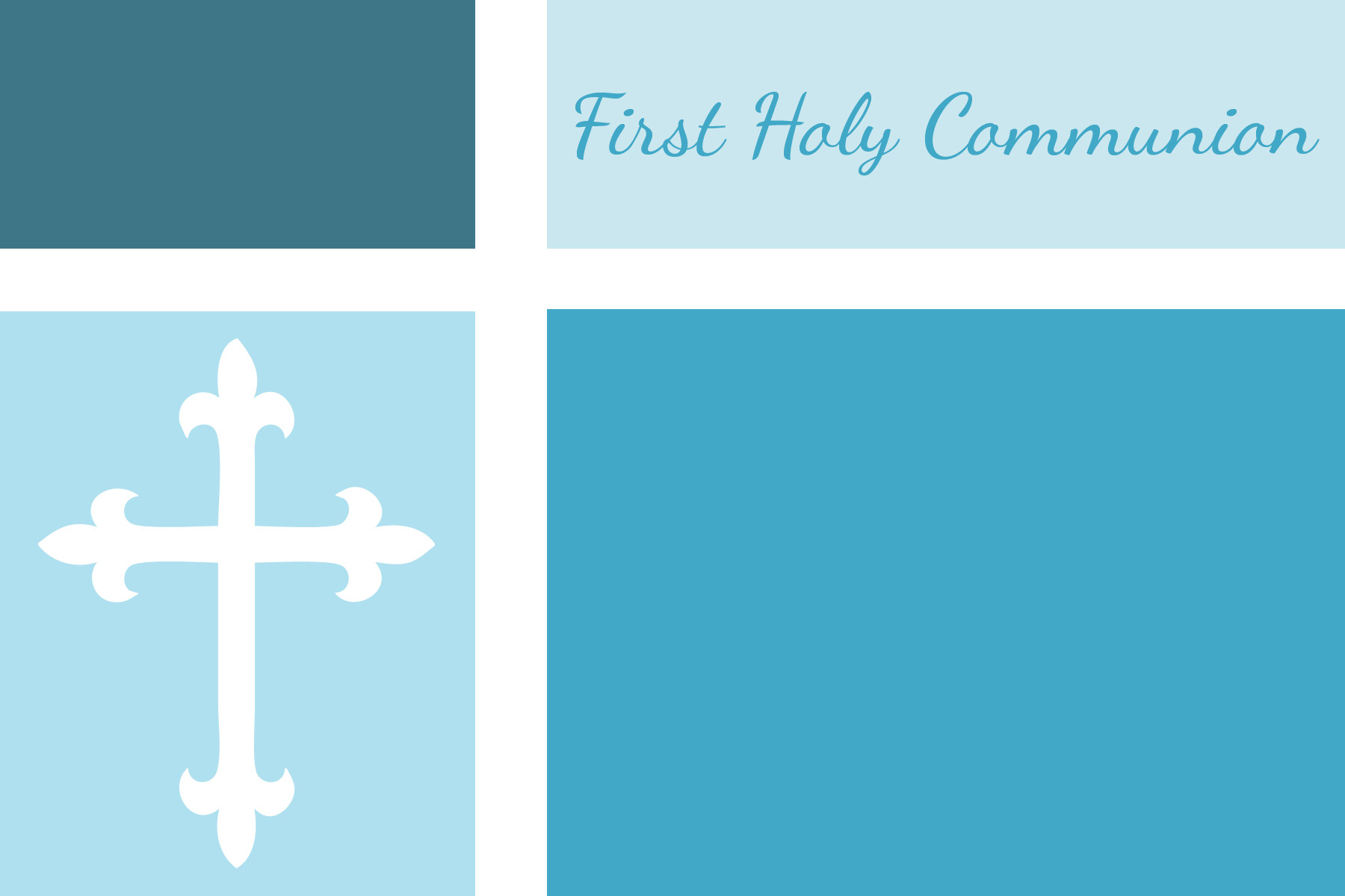 First Communion, Baptism, And Confirmation Invitations Or - Free Printable 1St Communion Invitations