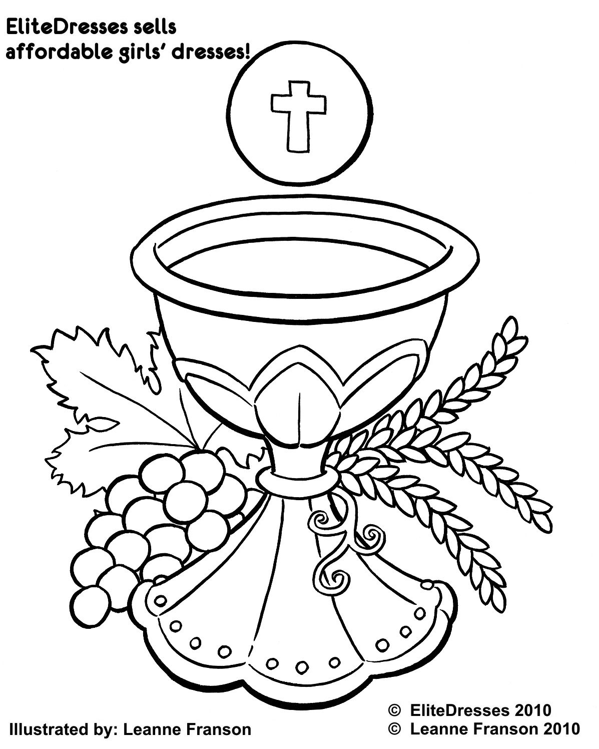 First Holy Communion Coloring Pages | Printable Coloring Pages - First Holy Communion Cards Printable Free