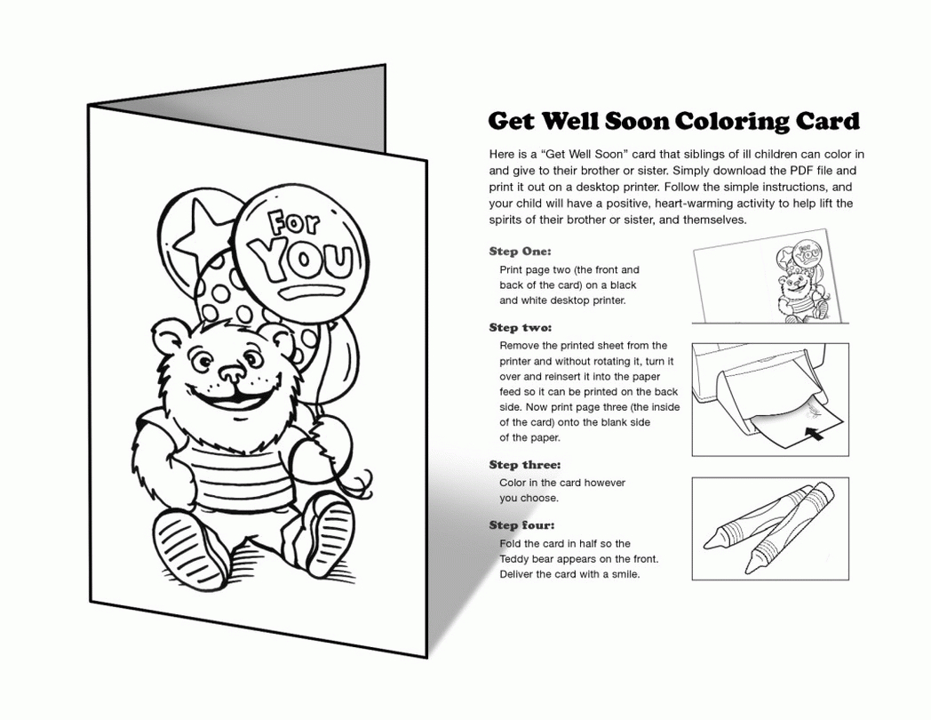 First Paper Printable Get Well Soon Cards Color Uncategorized - Free Printable Get Well Cards To Color