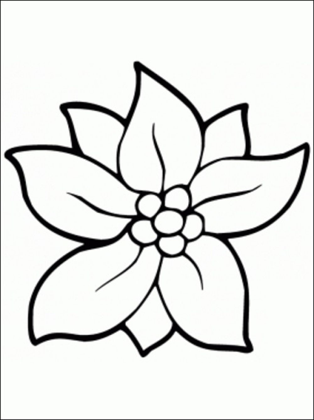 Flower Coloring Pages For Kids Medquit Free Printable Best 1000×1338 - Free Printable Flower Coloring Pages