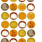 Food Art Party: Free Thanksgiving Printable Cupcake Wrappers   Thanksgiving Cupcake Toppers Printable Free
