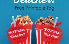 Free Popcorn Teacher Appreciation Printable
