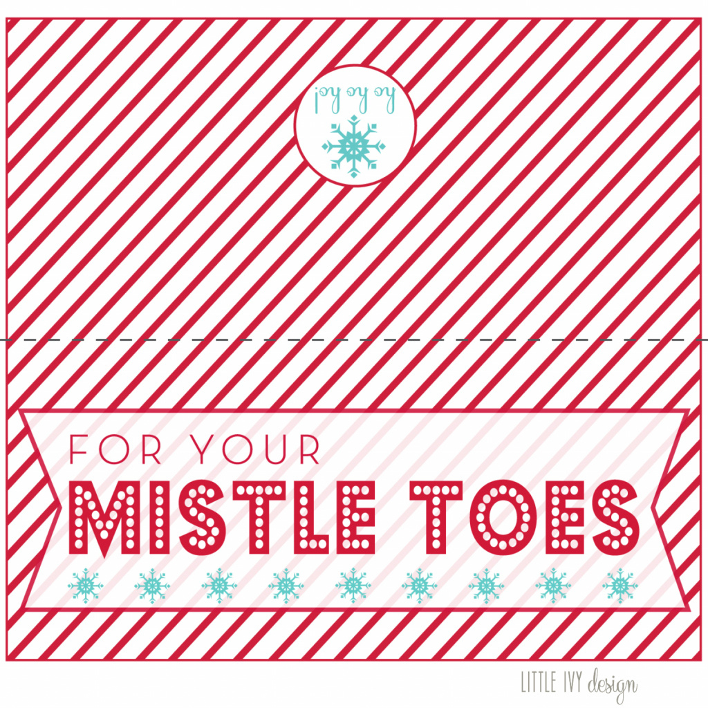 For Your Mistle Toes + Free Printable | Ivy In The Bay For Free - Free Printable Mistletoe Tags