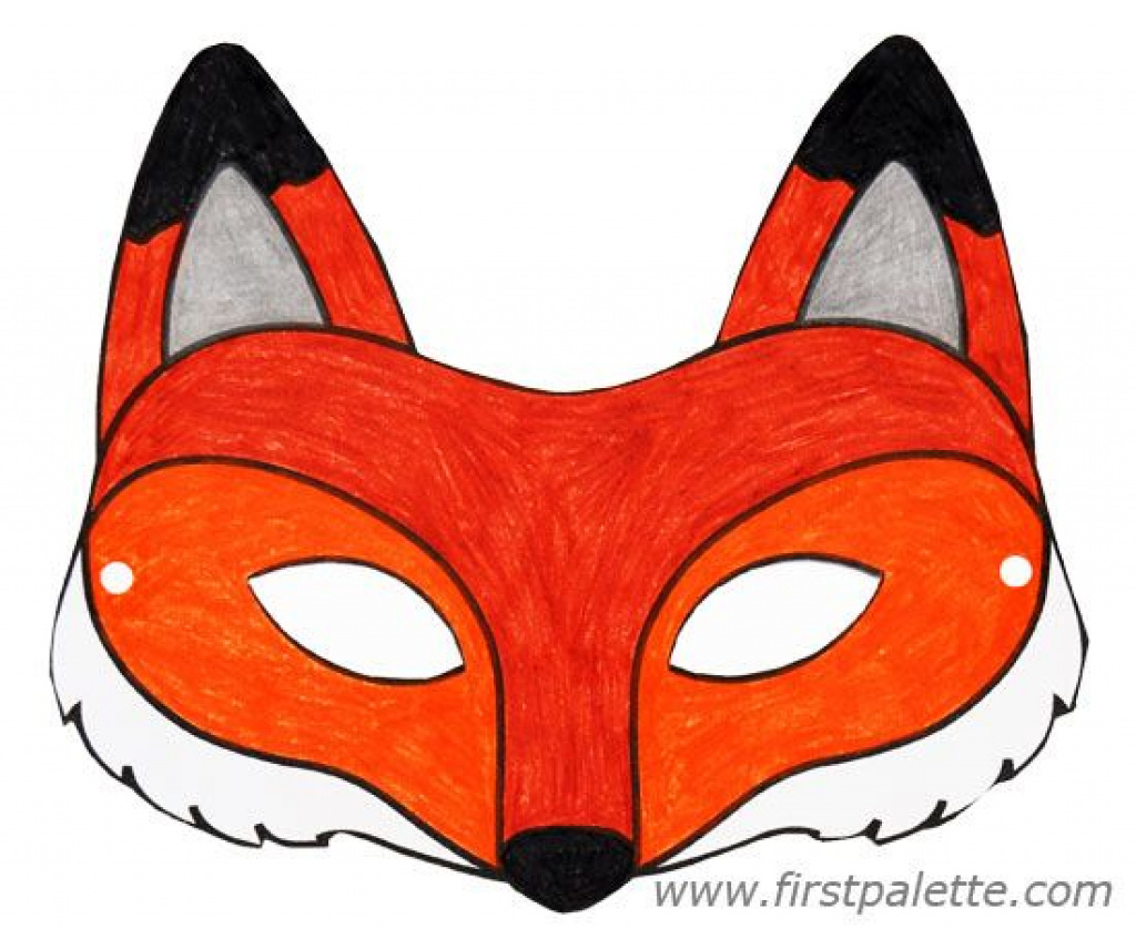 Fox Mask And Other Free Printable Animal Masks | Printable Animal - Free Printable Fox Mask Template