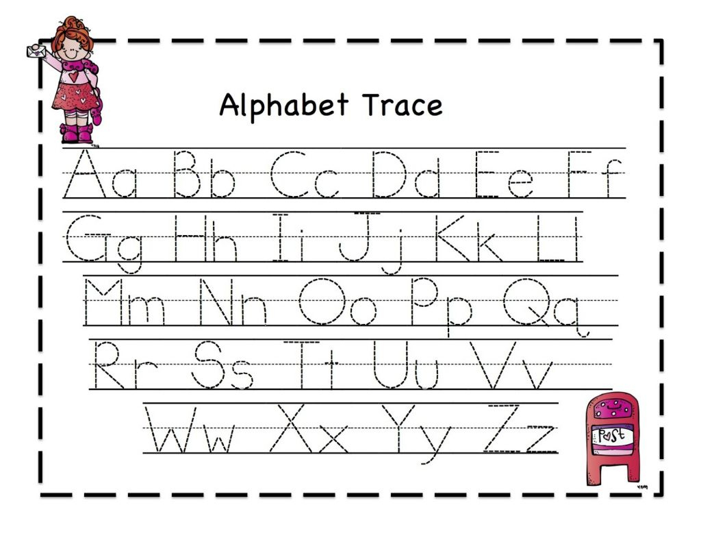 Free Alphabet Tracing Worksheets Free Printable Preschool Worksheets - Free Printable Alphabet Tracing Worksheets