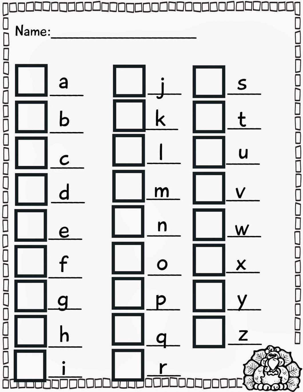 Free Alphabet Worksheets For Pre K – With Preschool Workbooks - Free Printable Letter Recognition Worksheets