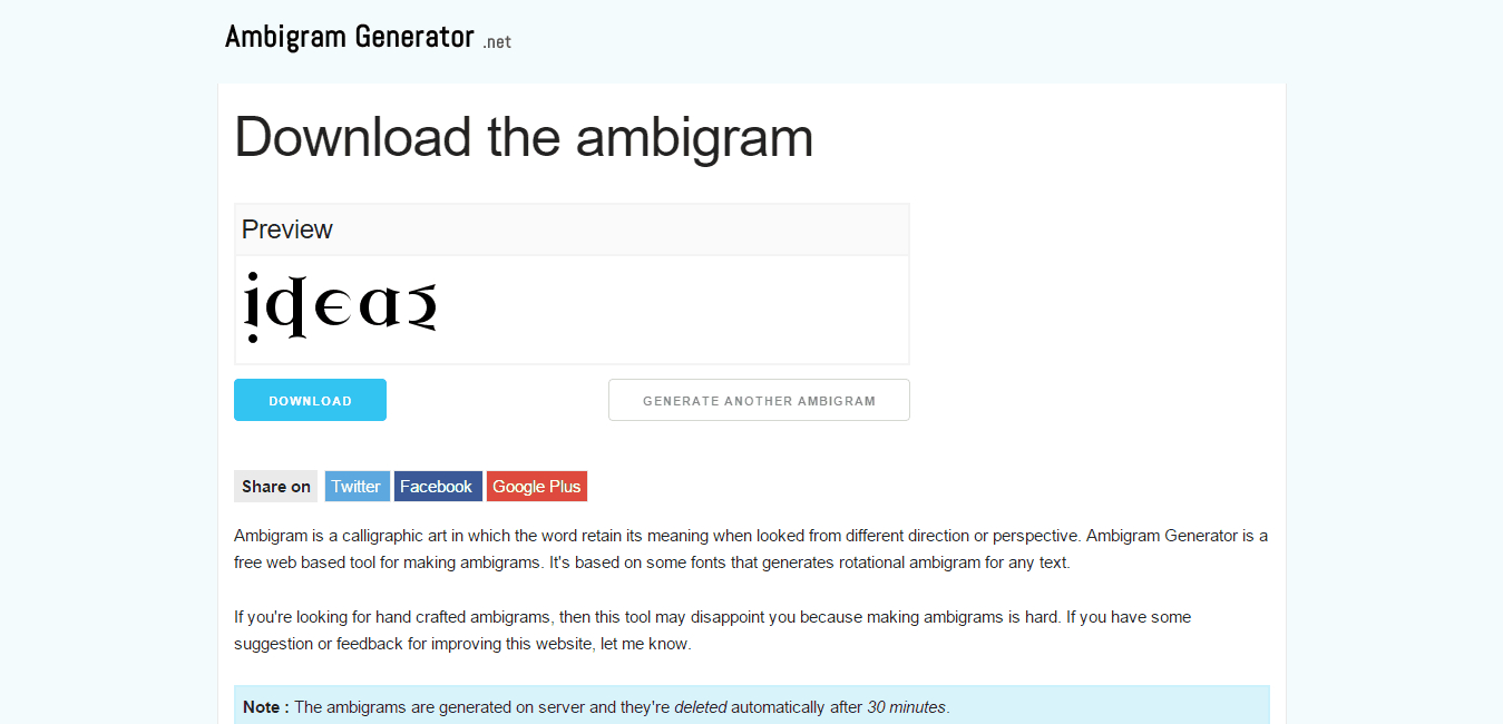 Free Ambigram Generators Online (Plus Creative Example Designs) - Ambigram Generator Free Printable