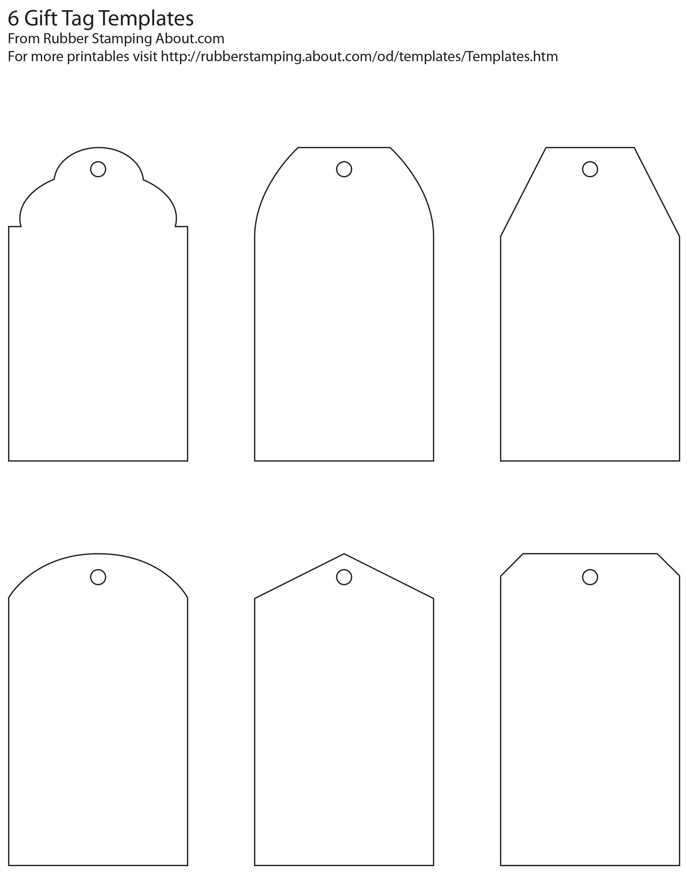 Free And Whimsical Printable Gift Tag Templates | Great Idea - Free Printable Gift Bag Tags