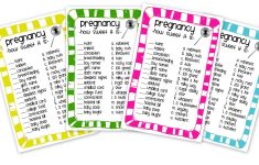 Candy Bar Baby Shower Game Free Printable